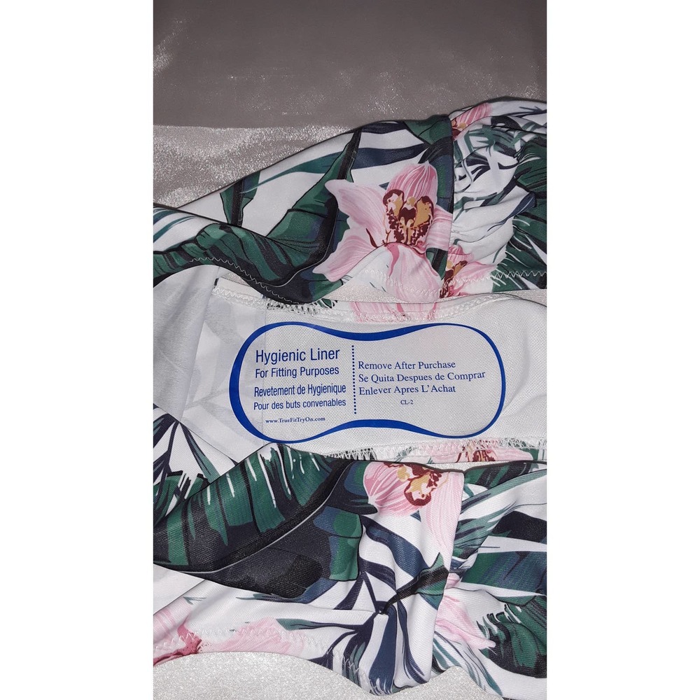 NWT Tempt Me Sz M Tropical Bikini, Retro Style Swimsuit - Picture 7 of 9